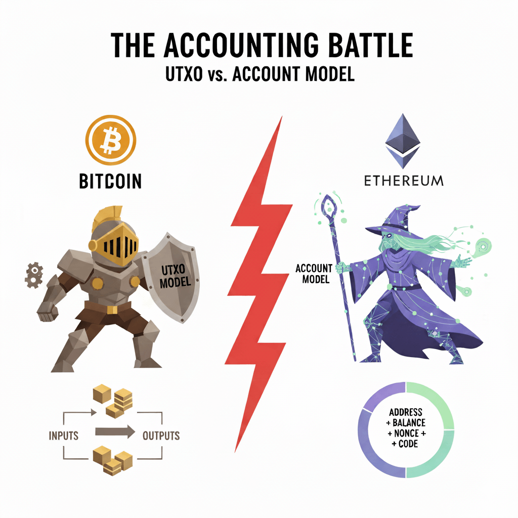 The Accounting Battle - UTXO vs Account Model